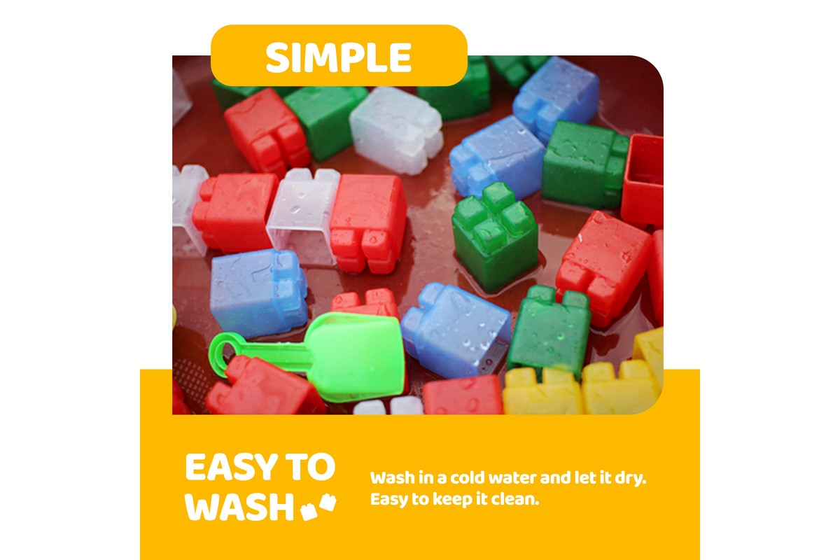 Co-Block Kproduct4u Curious Bpa-free Non-Toxic, Jelly Like Block Building Set for , 20 pieces - Multi-color