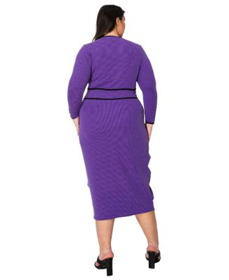 Plus Size Elora Ribbed Dress