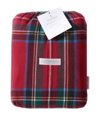 Spencer Plaid Flannel 2-Pc. Duvet Cover Set, Twin