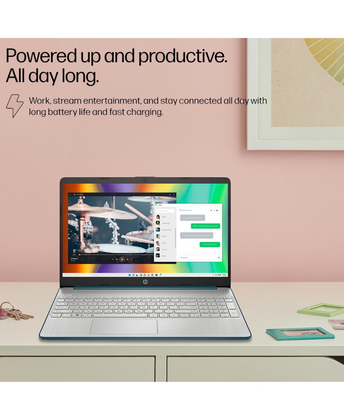 Hp Essential Daily Traditional Laptop Intel Core i5 1235U 8GB Ram Intel Iris Xe Graphics 256GB Ssd Storage Windows 11 Home Fhd 60Hz