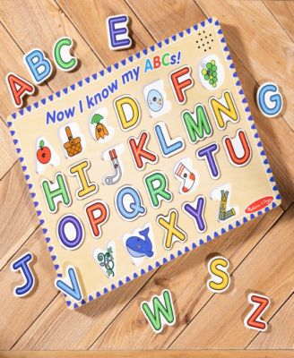 Melissa & Doug Alphabet Sound Puzzle, 26 Pieces