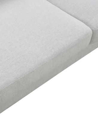 85" Lacy Chenille Slope Arm Sofa