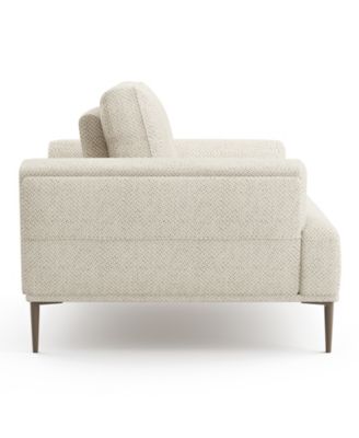 44" Orlandi Chenille Arm Chair with Extendable Backrest