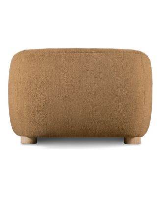 42" Waxley Chemille Sloped Arm Chair