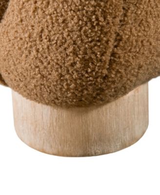 42" Waxley Chemille Sloped Arm Chair