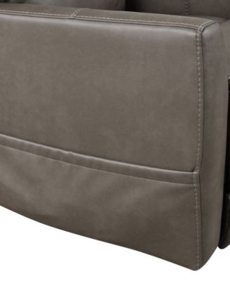 34" Hilltop Artificial Leather Power Recliner Lift Chair