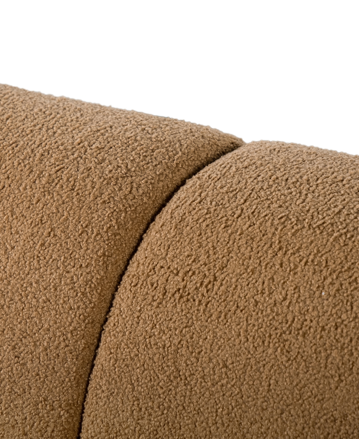 Furniture Of America 88" Waxley Chenille Slope Arm Sofa In Brown
