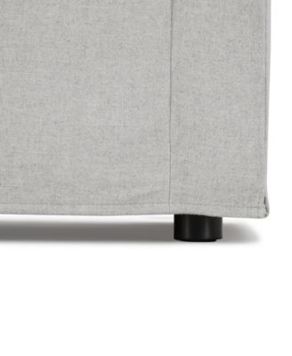 84" Linen Maddy Narrow Track Arm Sofa