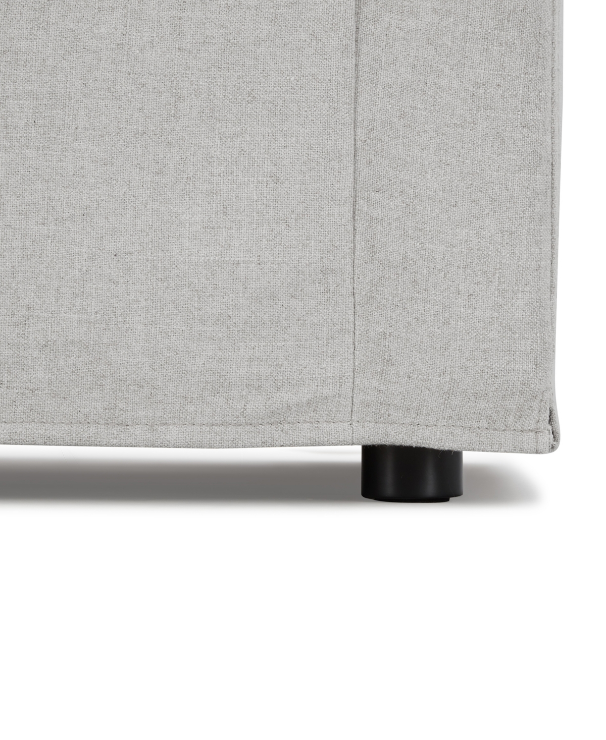 Furniture Of America 84" Linen Maddy Narrow Track Arm Sofa In Light Gray