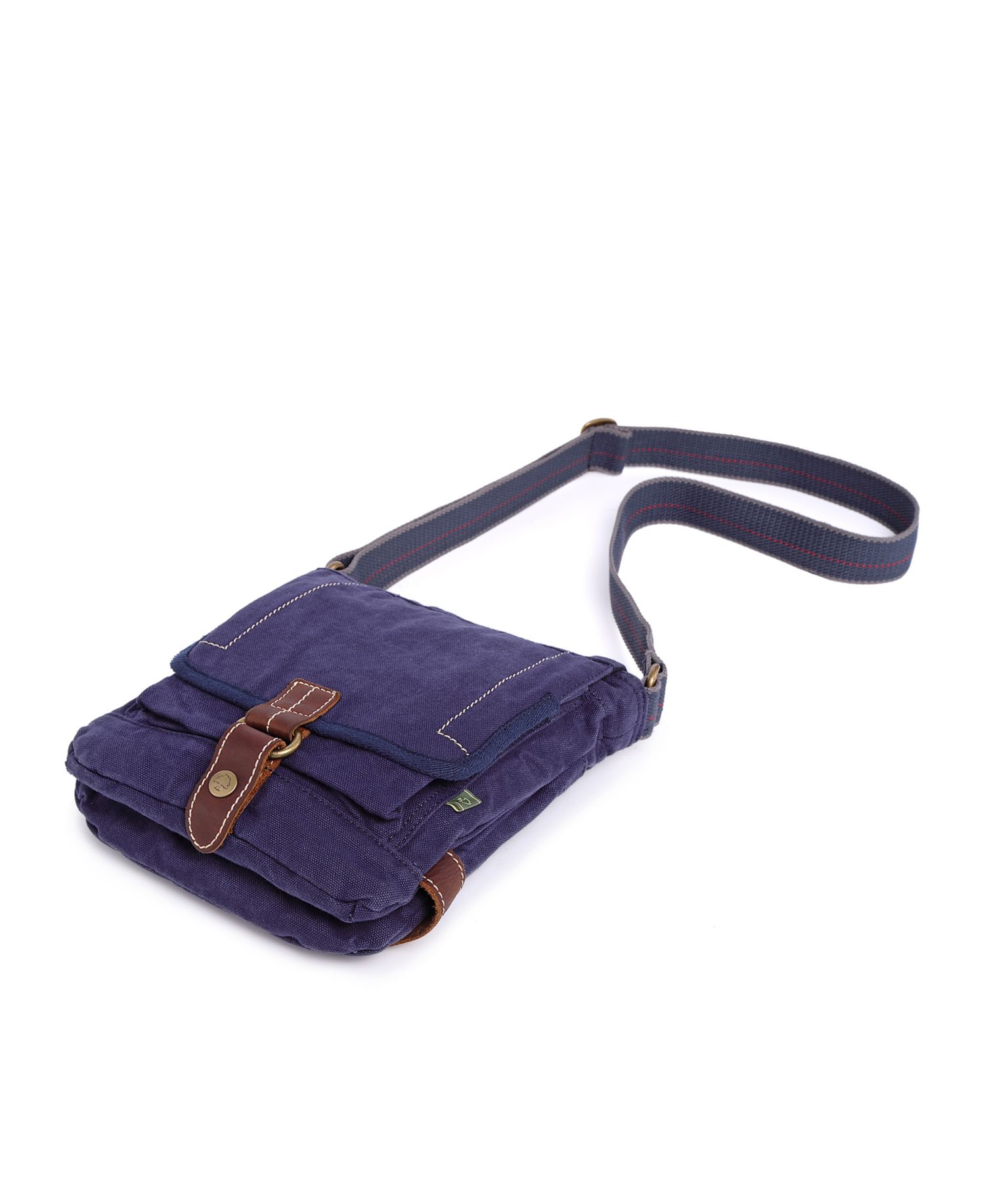 Atona Classic Flap Canvas Crossbody Bag