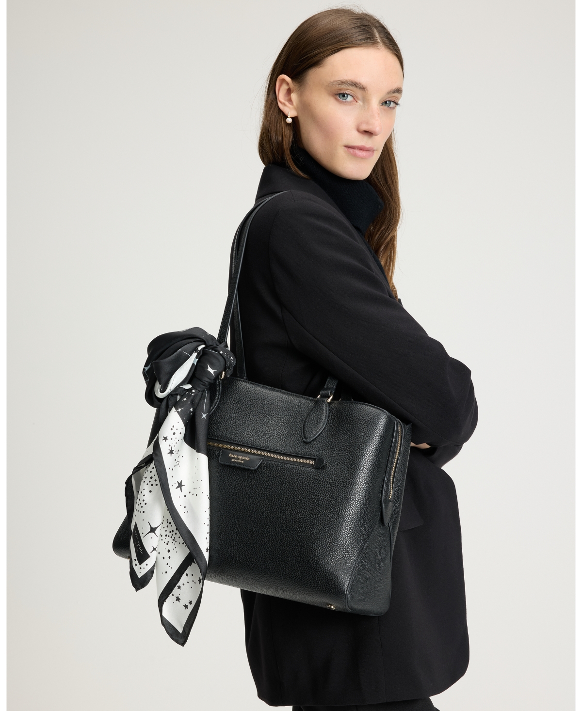 Kate Spade New York Women's Zodiac Constellations Silk Square Scarf