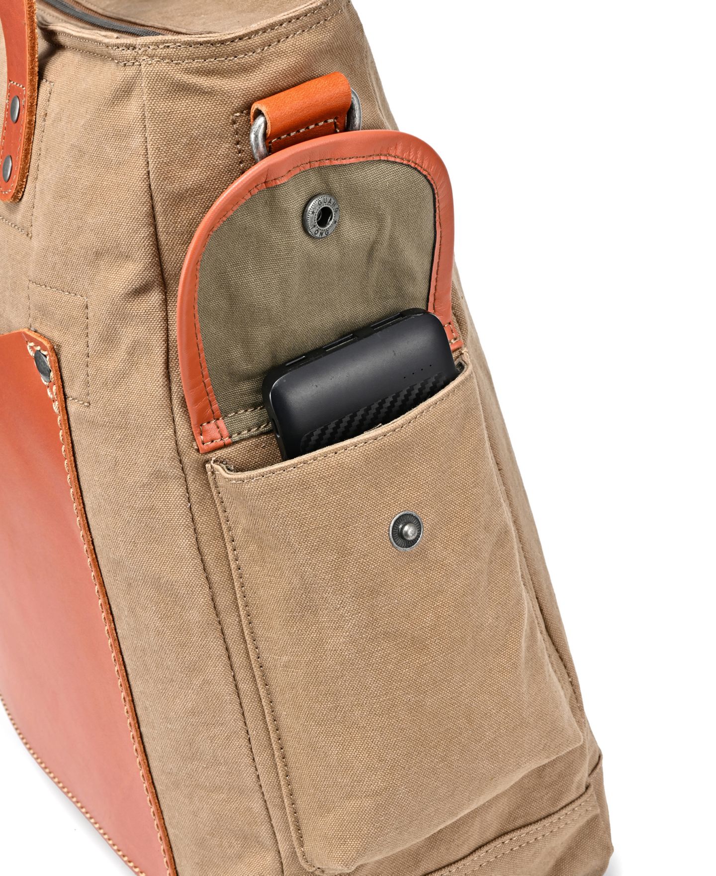 Женская сумка TSD BRAND Super Horse Canvas, цвет: Коричневый — фото 10