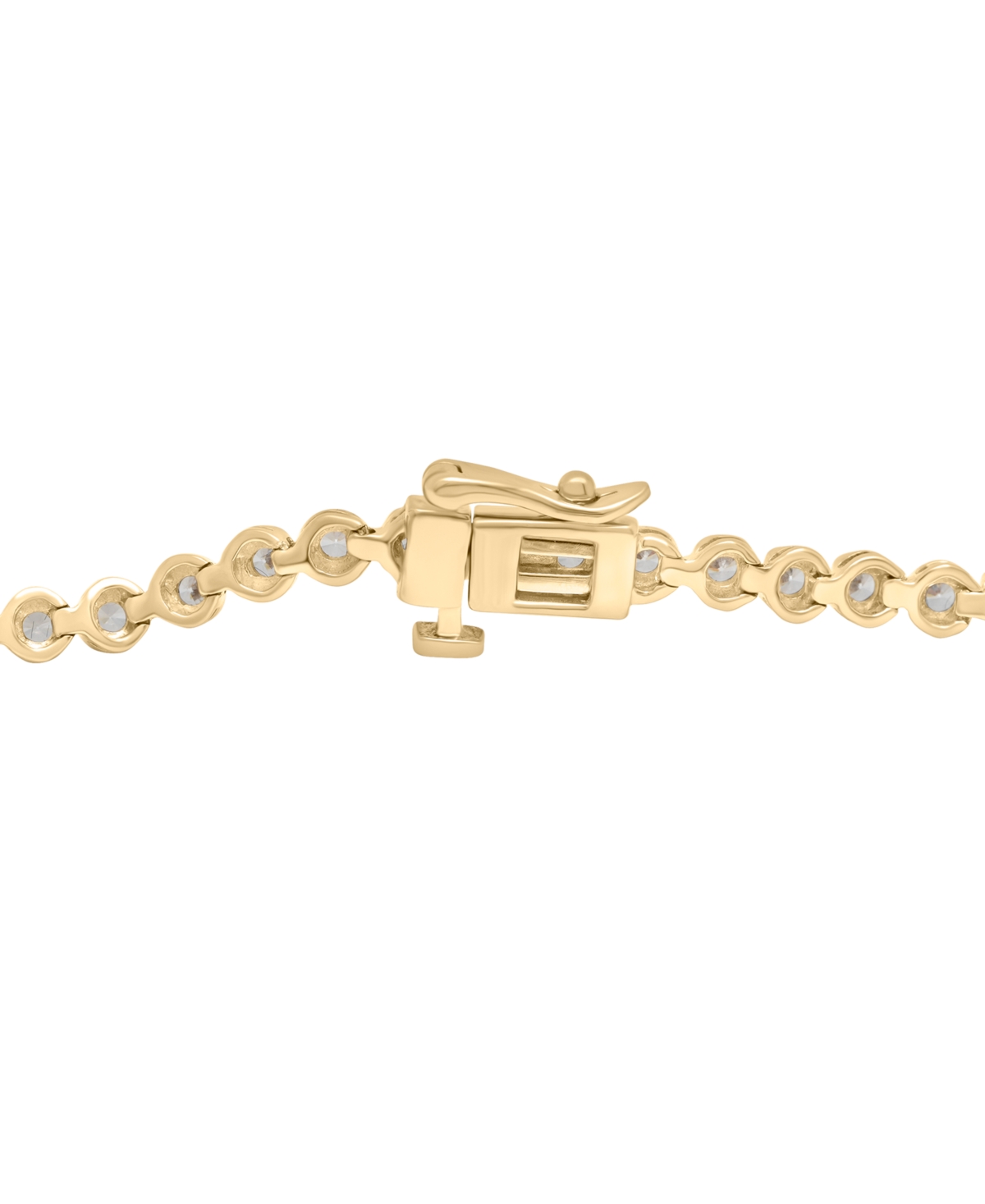 Macy's Diamond Bracelet (2 Ct. T.w.) In 10k Yellow Gold, Exclusively At  In Yellow Gold