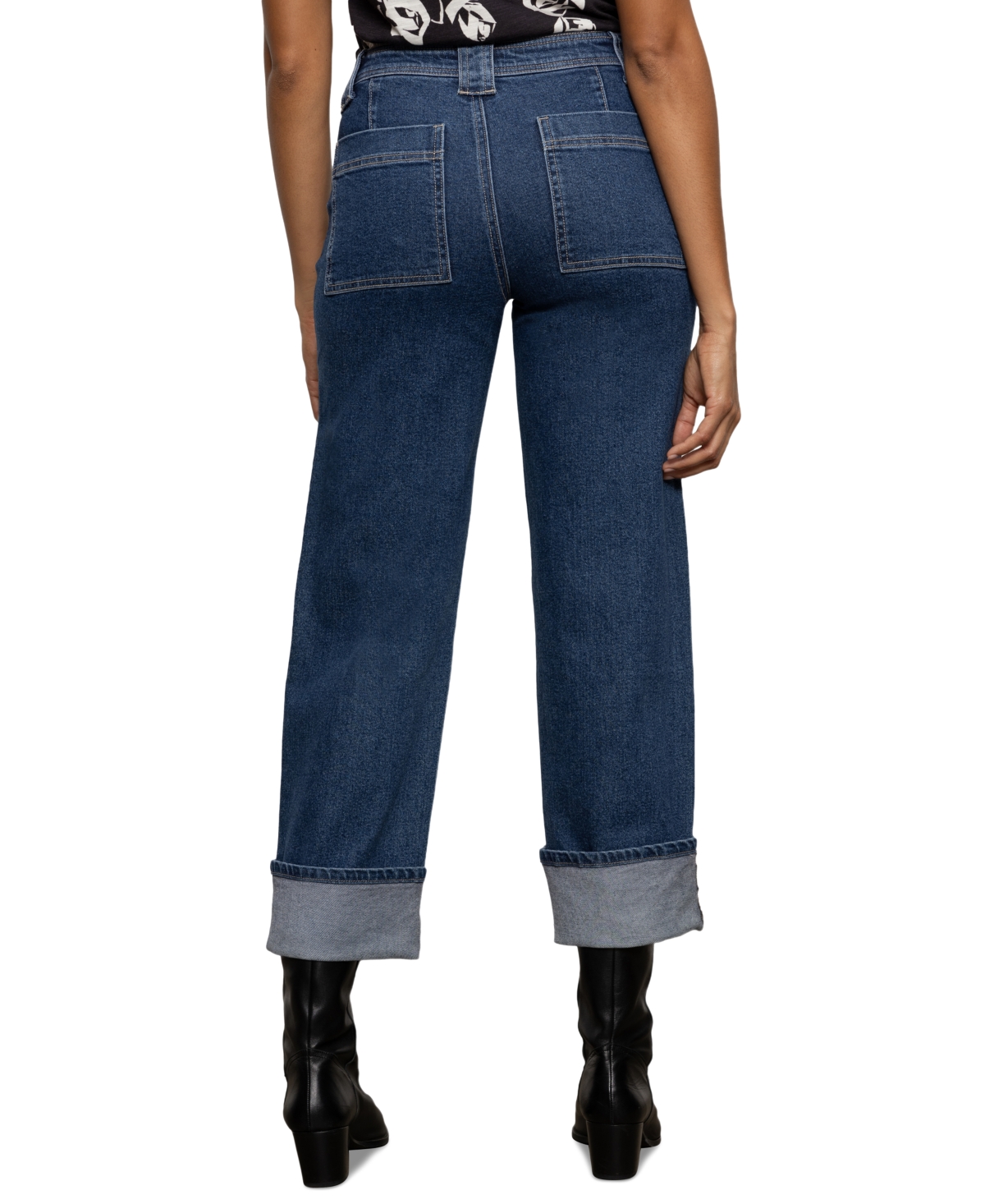 Sanctuary Women's Luna Mid-rise Skinny Cuffed Jeans In Solstice