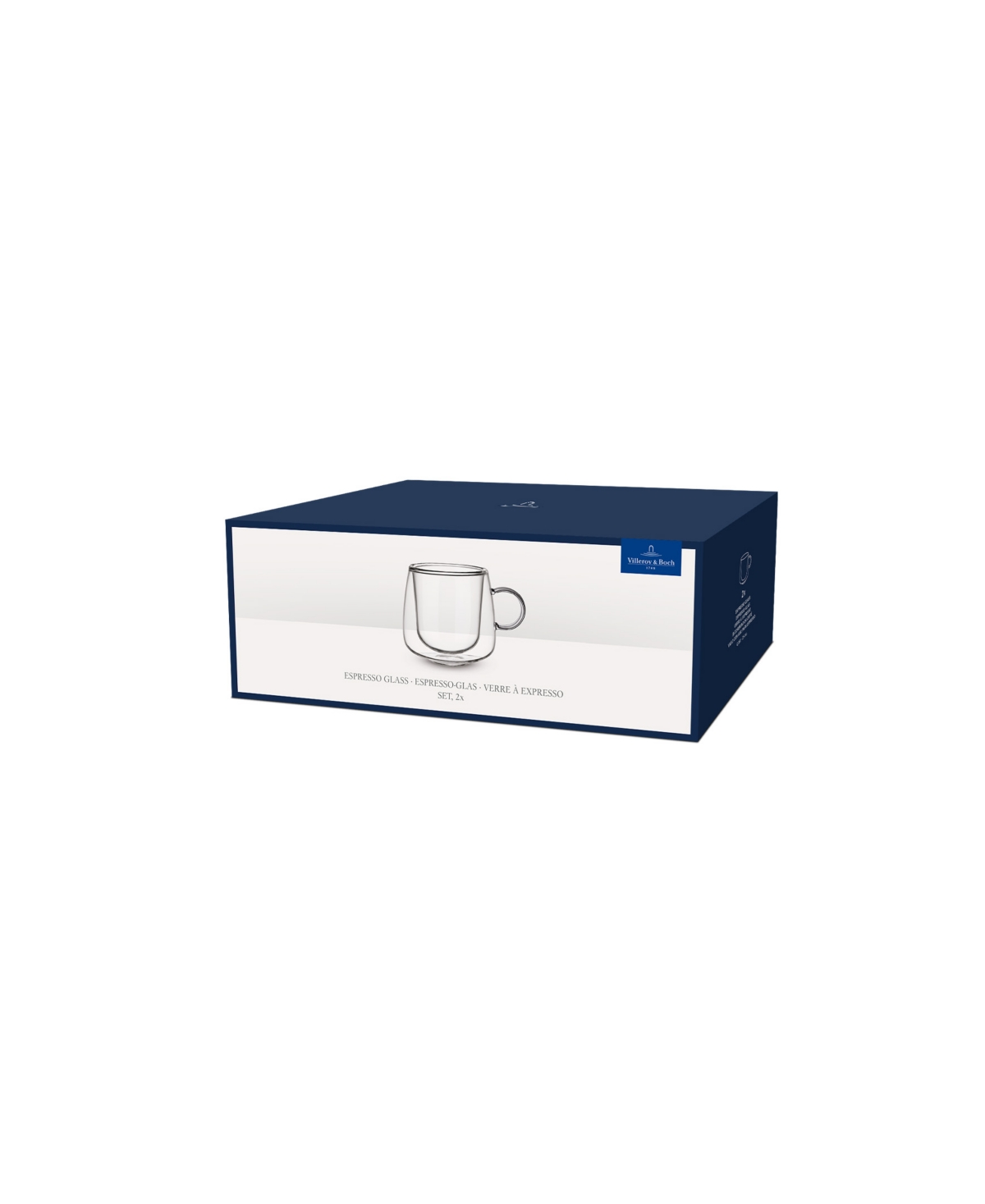 Villeroy & Boch Artesano Hot Cold Beverages Insulated Cappuccino Glass, Set Of 2 In Clear