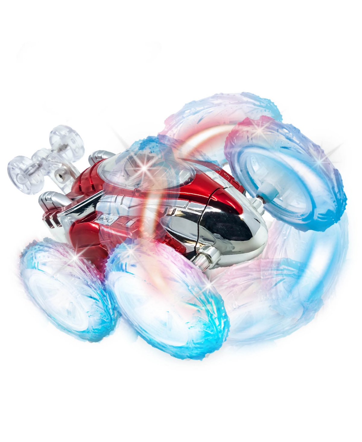 Shop Flipo Flipster Chameleon Illuminated Remote Control Stunt Car In Red