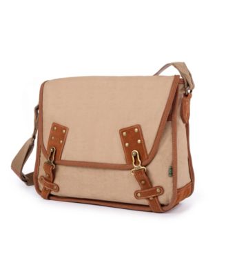 Dolphin Canvas Messenger Bag