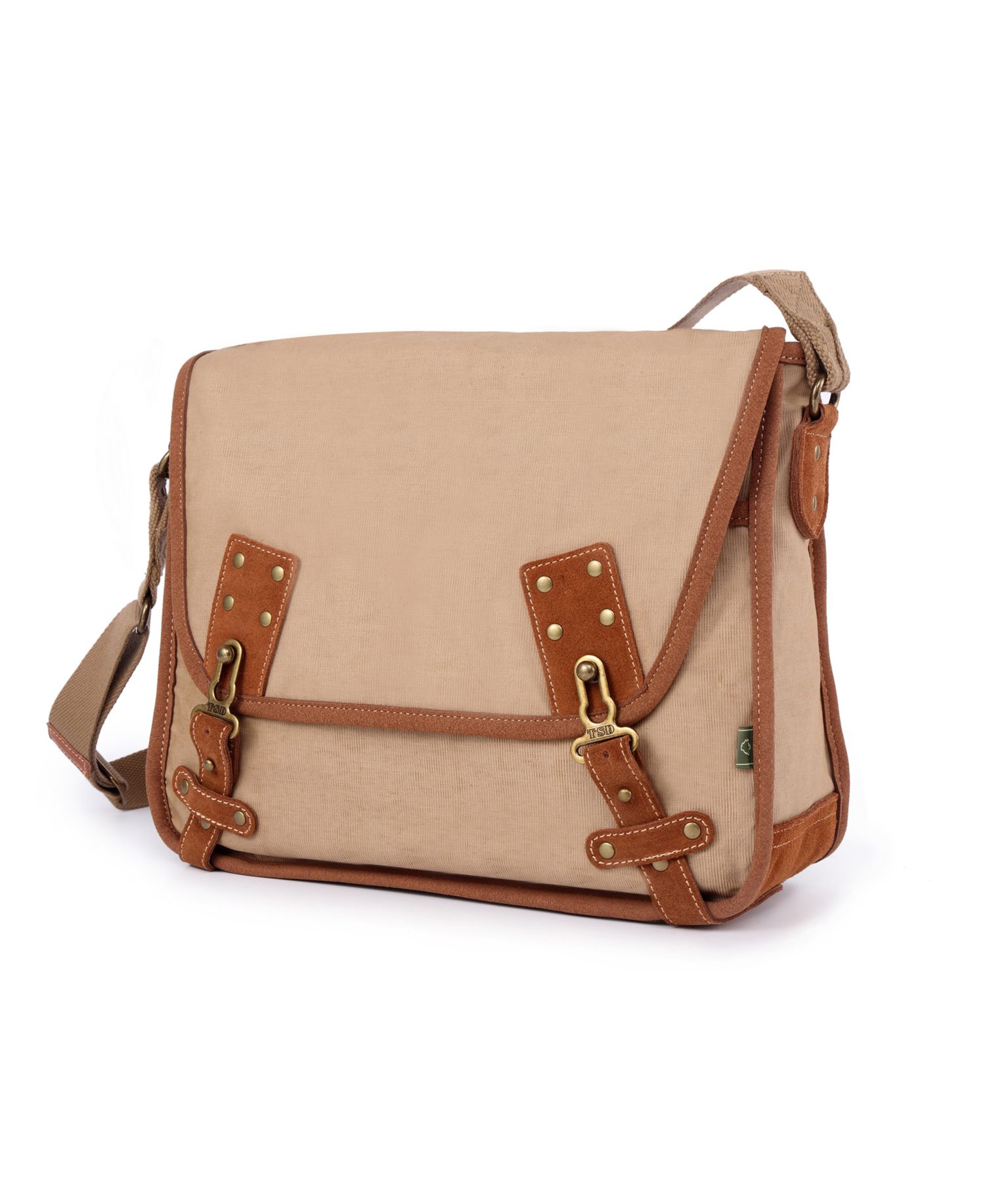 Dolphin Canvas Messenger Bag