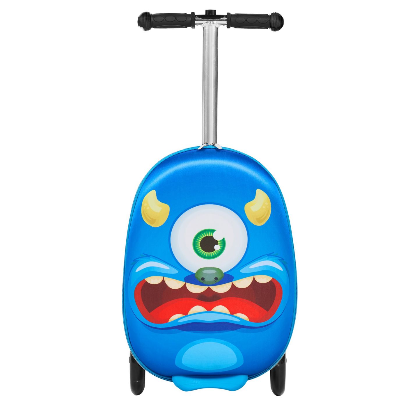 Детская игрушка GoPowerBike GoVoyage 3-Wheel Kids Luggage Scooter with Light-Up Wheels, цвет: Синий — фото 2