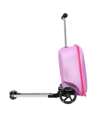 GoVoyage 3-Wheel Kids Luggage Scooter with Light-Up Wheels | Blue