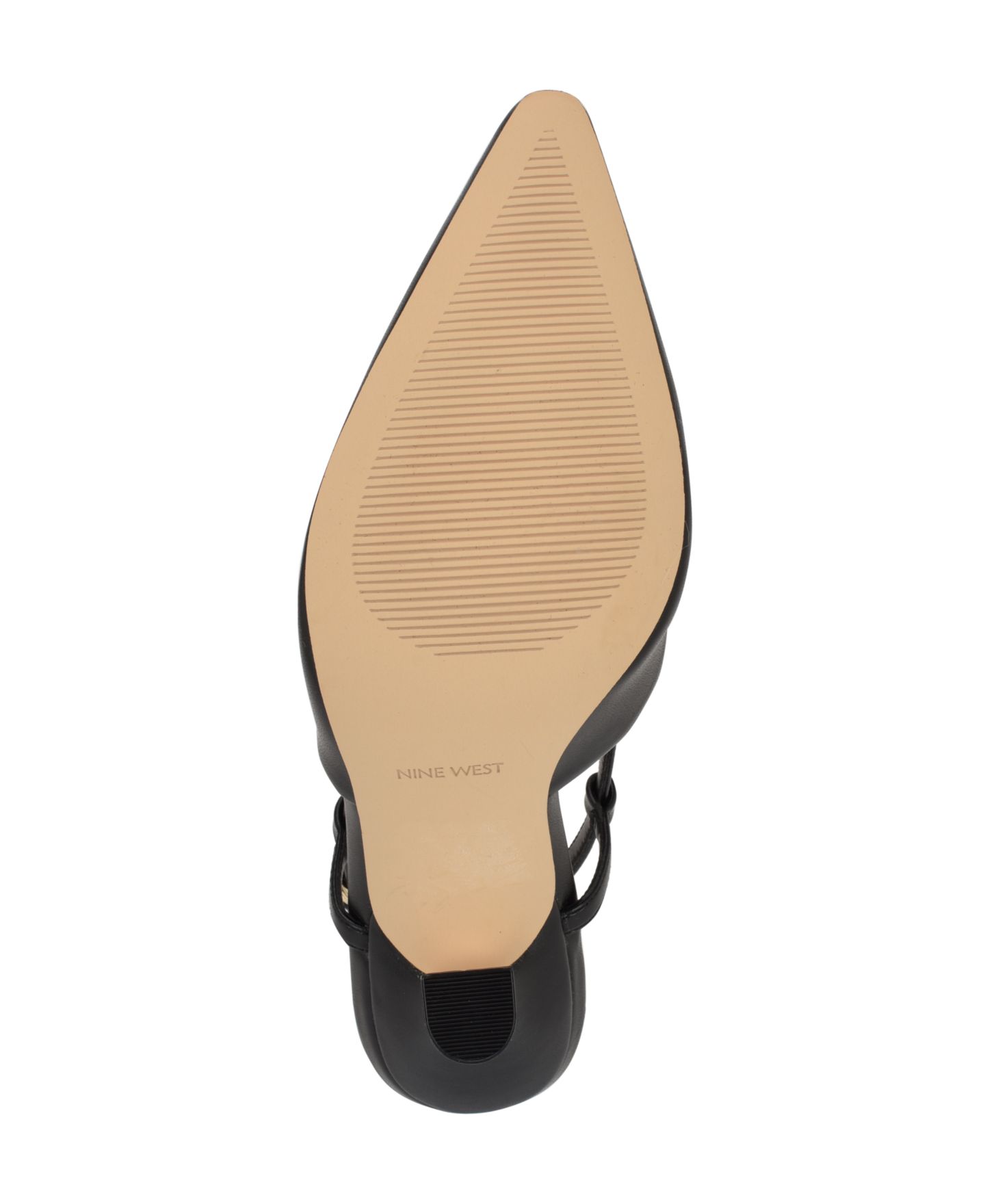 Женские туфли Nine West Vassa Tapered Heel Slingback, цвет: Чёрный — фото 5