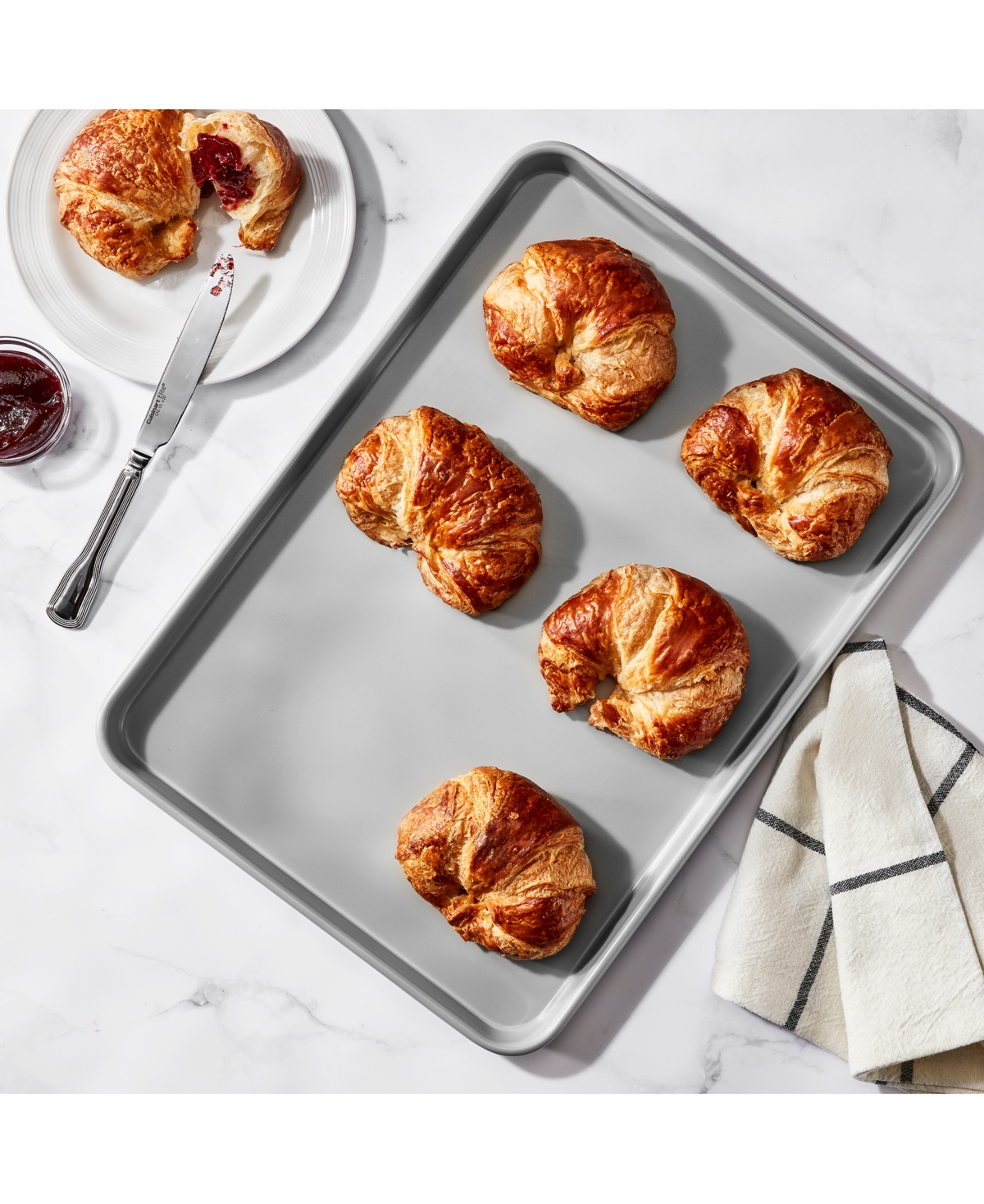 Cuisinart Culinary Collection Ceramic Nonstick Bakeware 17" X 12" Baking Sheet In No Color