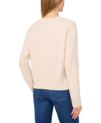 Women's Long Sleeve V-Neck Sweater
