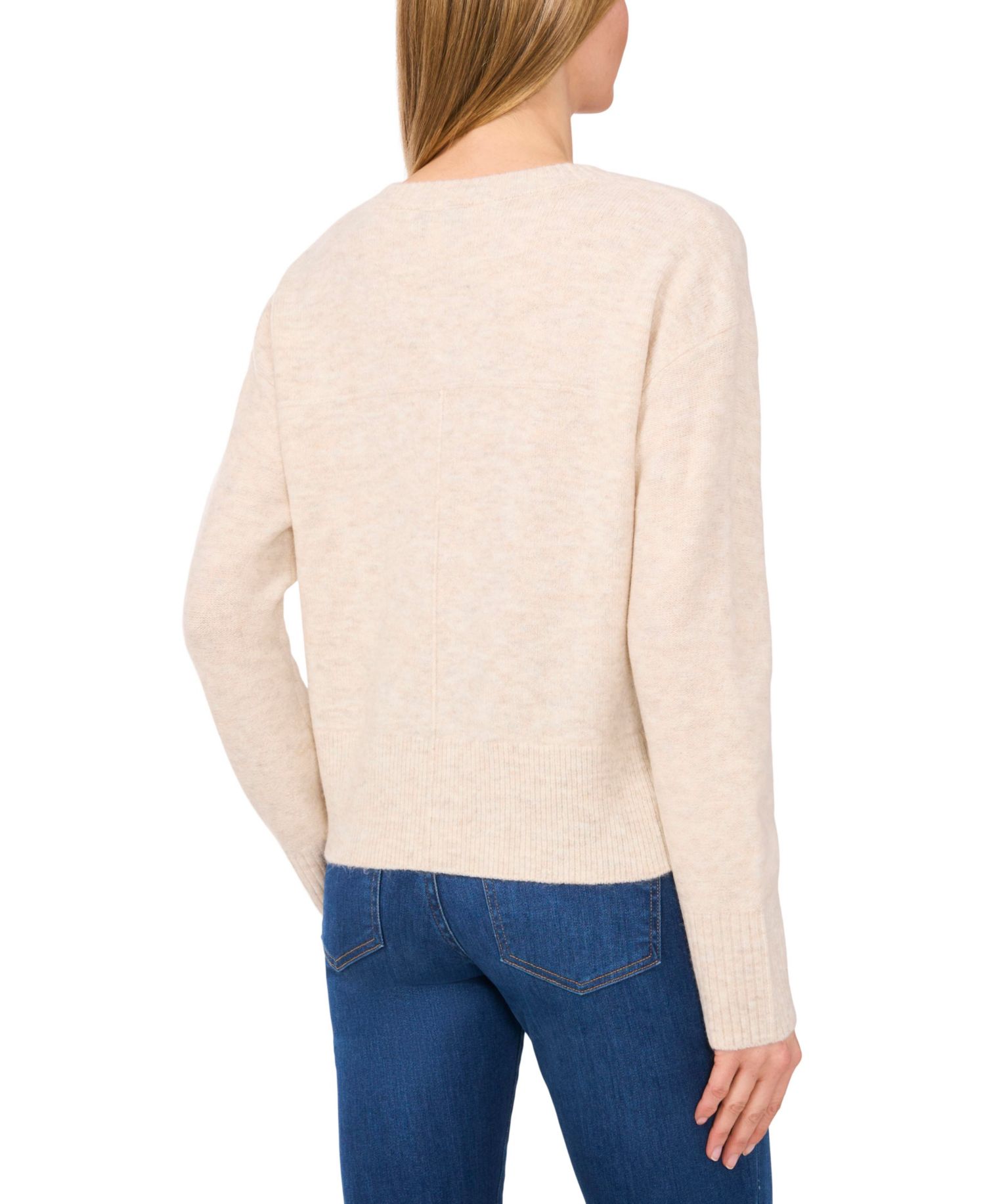 Women's Long Sleeve V-Neck Sweater