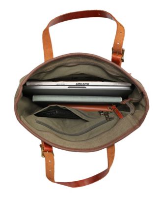 Red Wood Medium Canvas Tote Bag