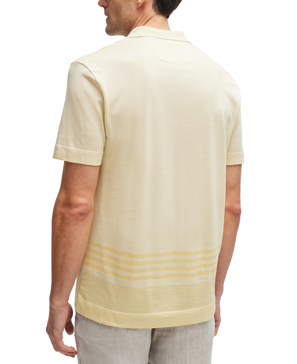 Boss by Hugo Boss Men's Striped Detail Polo