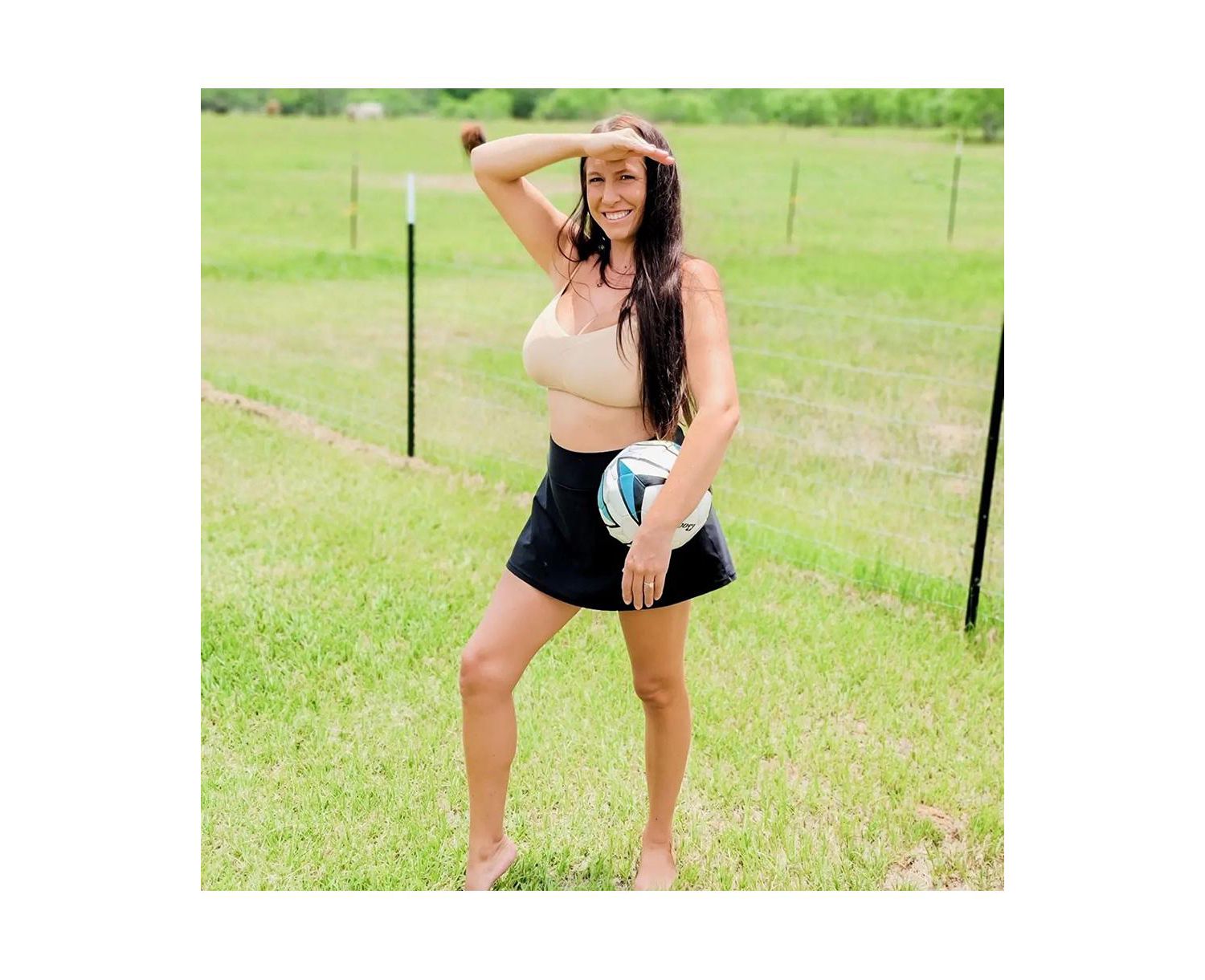 Women's Chlorine Resistant High Waisted Mini Swim Skirt With Shorts