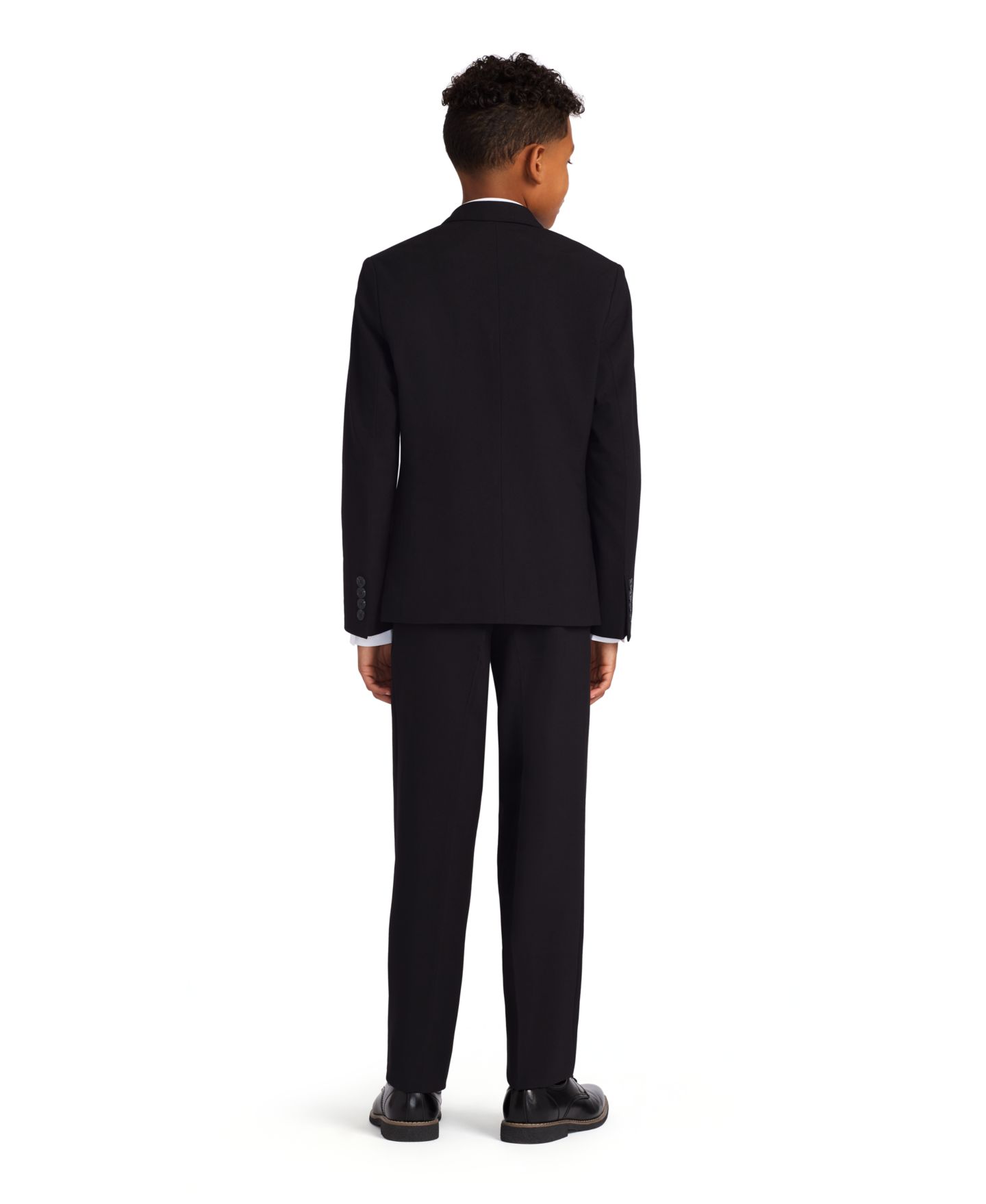 Пиджак Calvin Klein Slim-Fit Stretch Suit Jacket для мальчиков, цвет: Чёрный — фото 5
