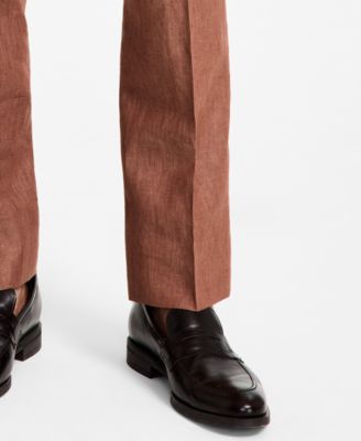 Men's Linen Classic-Fit Suit Separates Pant