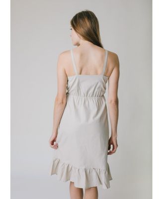 Women's Ruffle Hem Wrap Dress