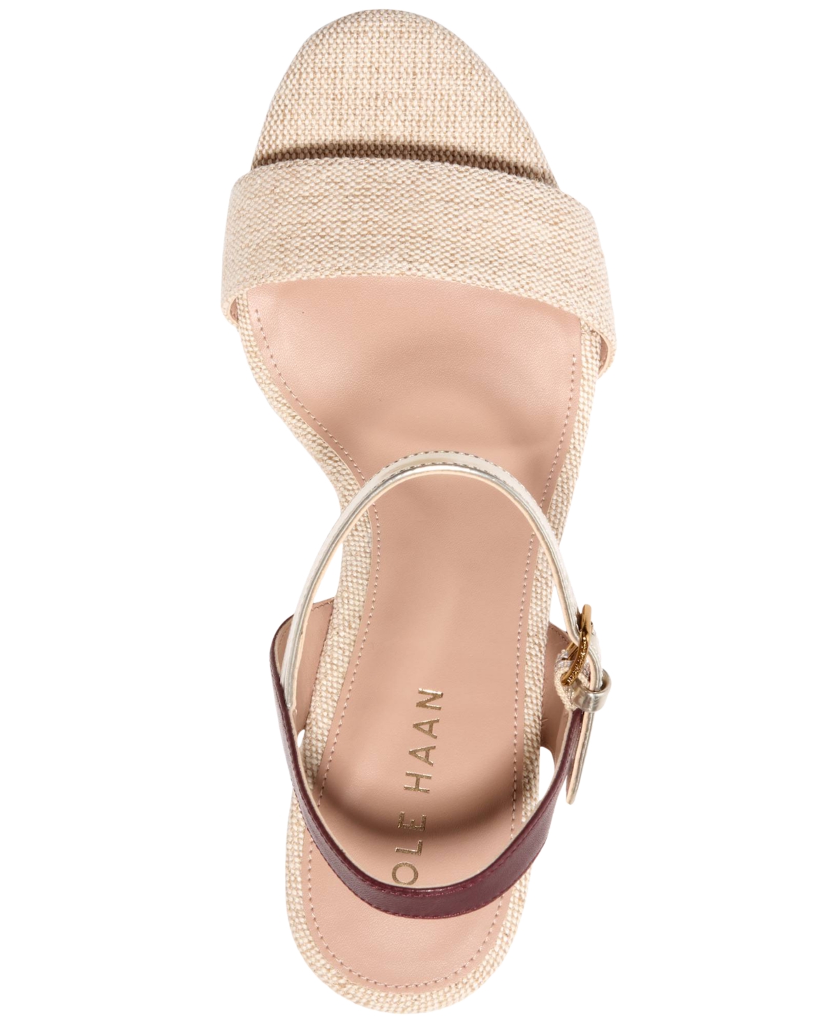 Cole Haan Women's Josie Block-heel Sandals In Canvas Gold