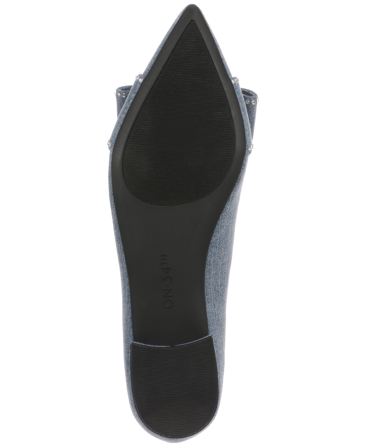 On 34th Women's Kaete Bow Flats, Exclusively At Macy's In Denim