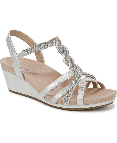 Женские сандалии LifeStride Women's Miami Strappy Wedge Sandals