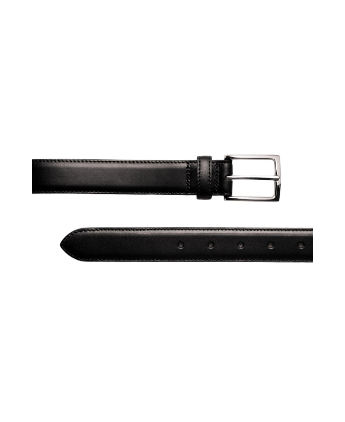 Men's Leather Formal Belt - Black