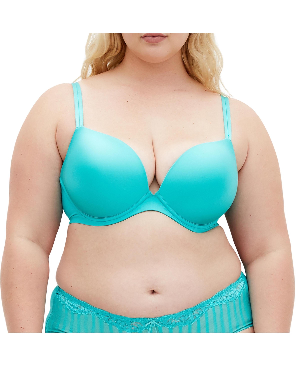 Plus Size Adore Push Up Bra - Azalea