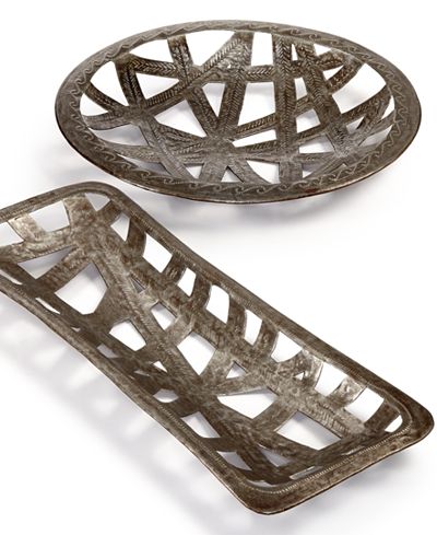 Heart of Haiti Recycled Metal Ribbon Cutout Tray Collection