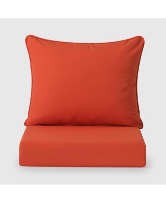 Outdoor 6-Piece Weathered Wood Modular Sectional Patio Furniture Sofa Set