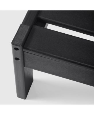 Outdoor Patio 3-Piece HDPE Deep Seating Sectional Sofa