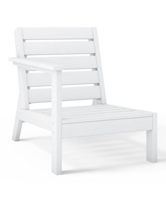 Outdoor Patio 3-Piece HDPE Deep Seating Sectional Sofa