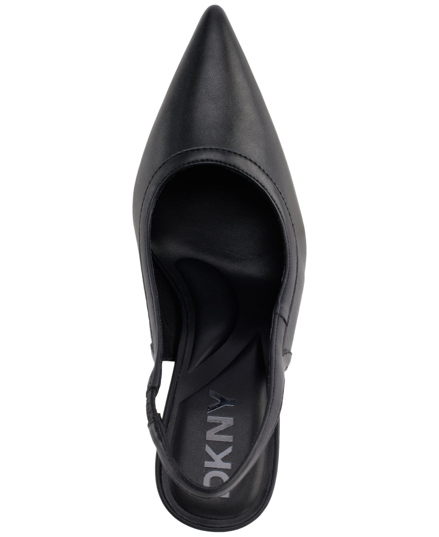 Женские туфли DKNY Cinette Slingback Pointed Toe Pumps, цвет: Чёрный — фото 4