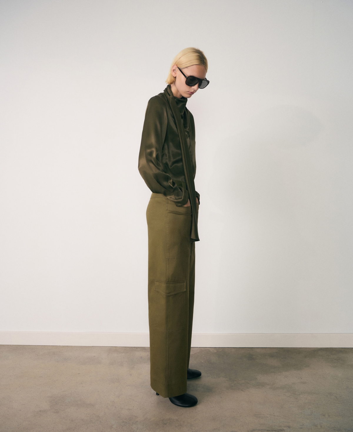 Mango Women's Belt Cargo Trousers