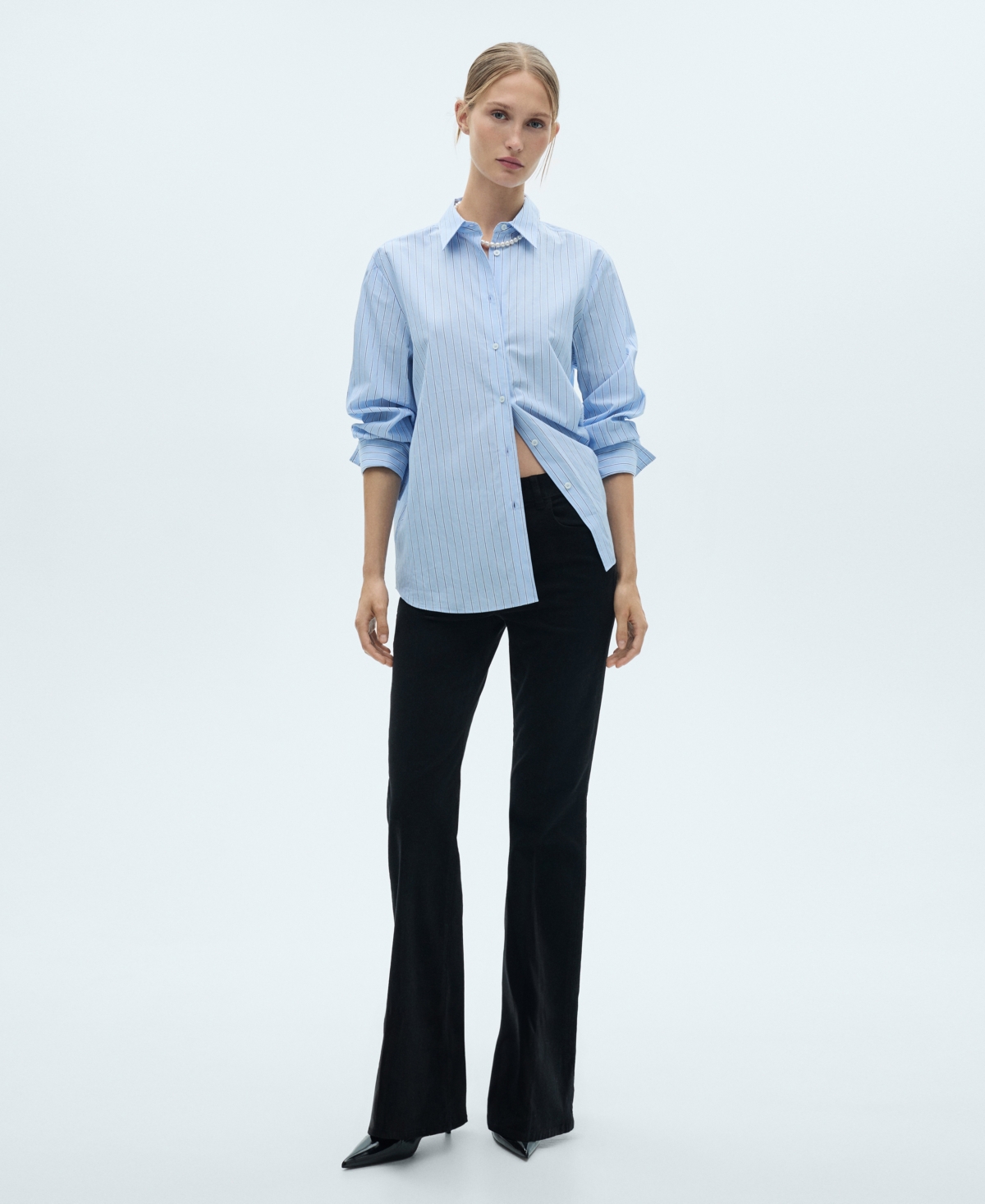 Mango Women's Violeta Flared Corduroy Jeans