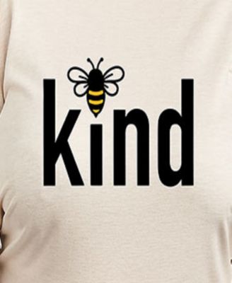Plus Size Trendy Bee Kind Graphic Pullover Top