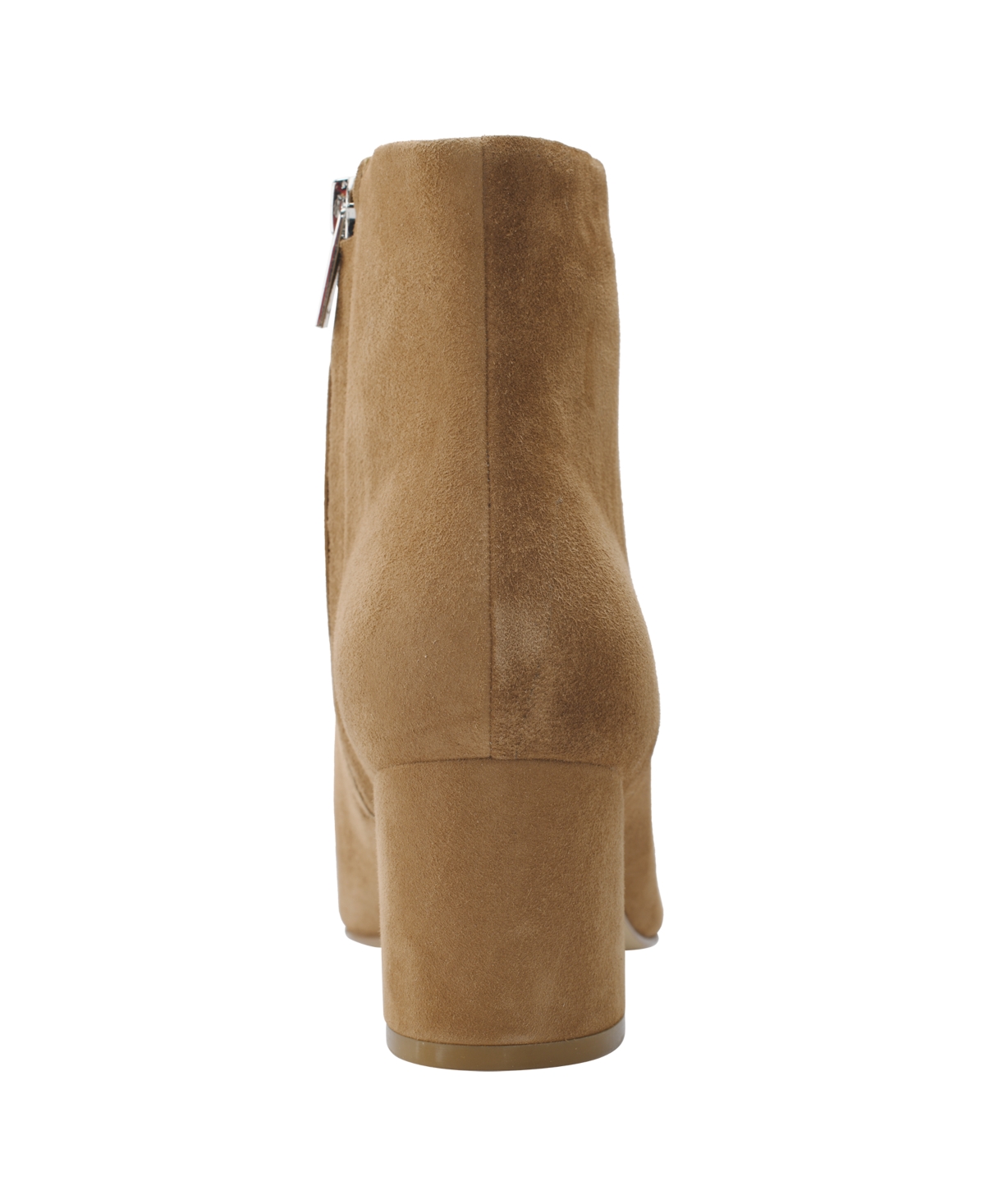 Marc Fisher Ltd Women's Jarli Block Heel Dress Booties In Medium Natural Suede