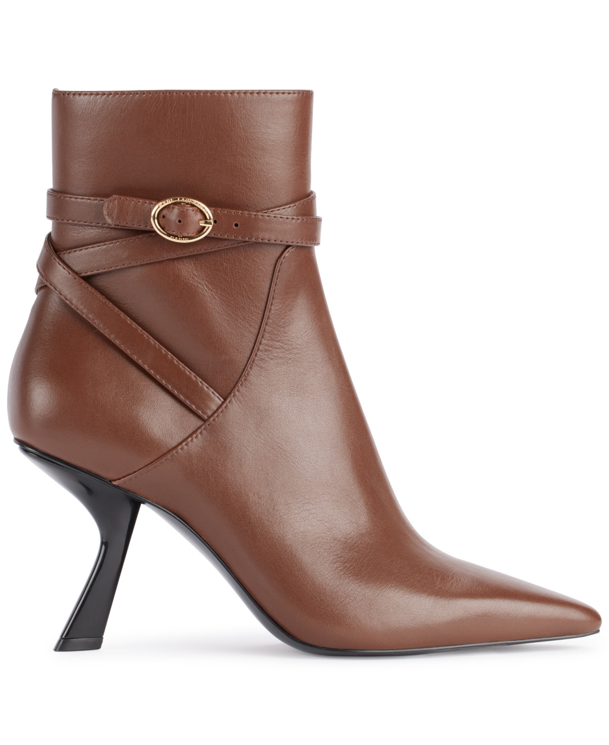 Karl Lagerfeld Paris Karly Bootie In Cognac
