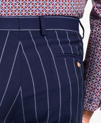 Men's Regular-Fit Pinstripe Suit Pants 